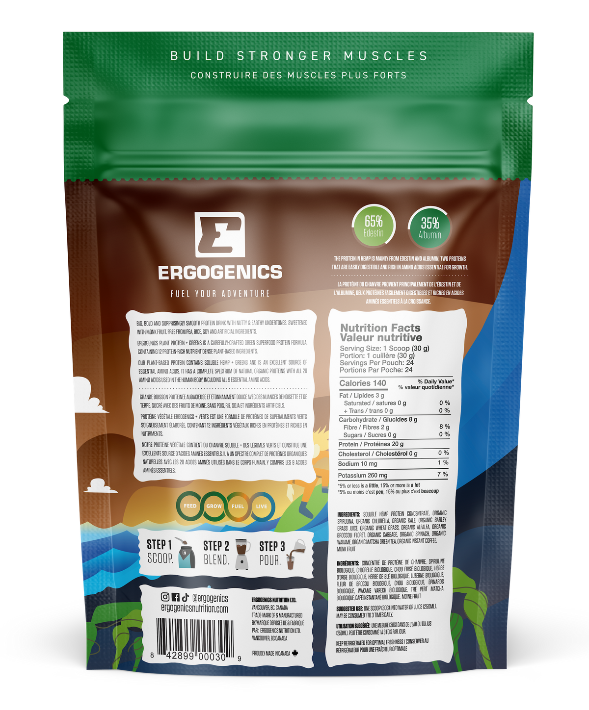 Ergogenics Plant Protein