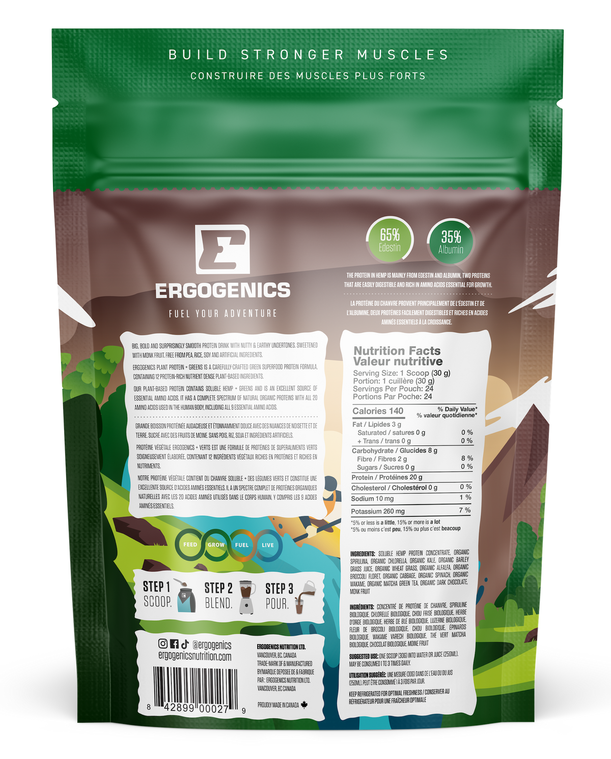 Ergogenics Plant Protein
